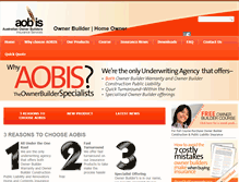 Tablet Screenshot of aobis.com.au